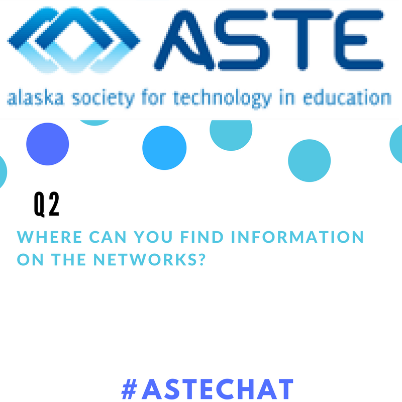ASTE_CCnetwork's tweet photo. #astechat Q2: Where can you find information on the networks? https://t.co/OMR641JbOw