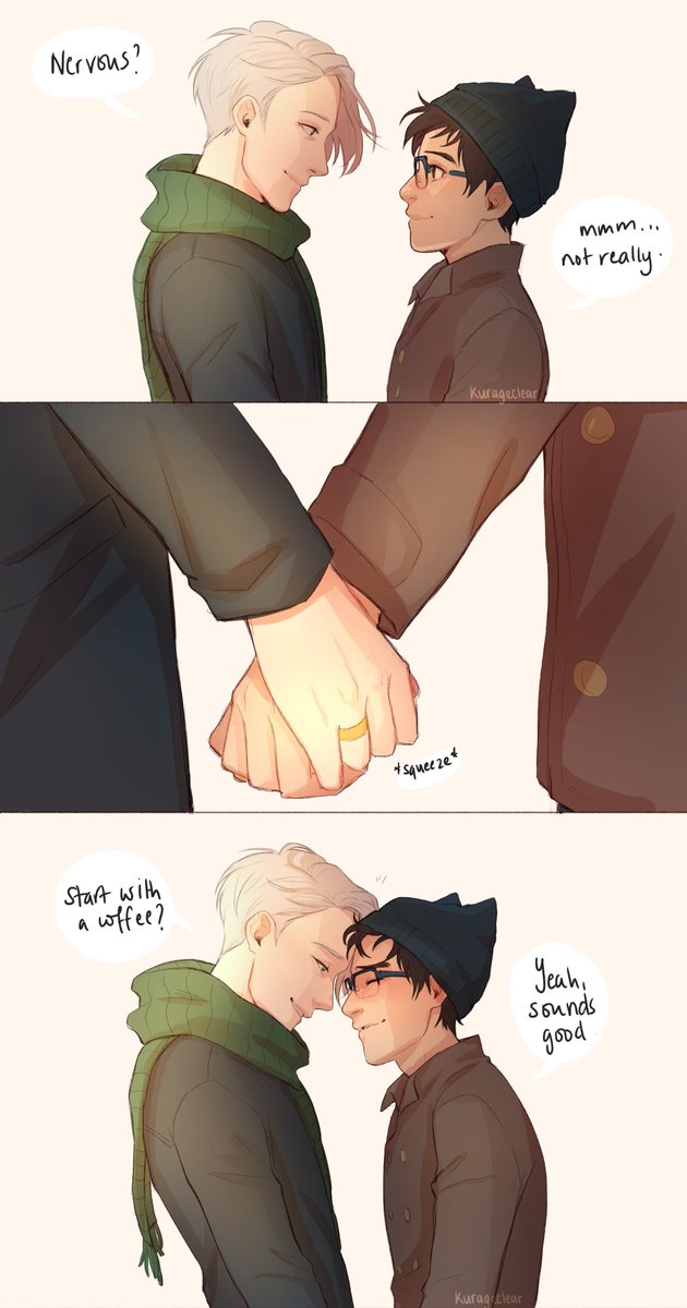 felidadae's tweet photo. these dorks goin' on a date for the first time would be so 💛 https://t.co/JF4jTn56dU
