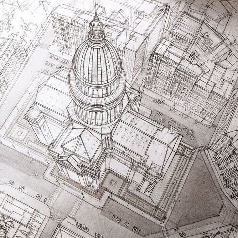 thedraftinglab's tweet photo. What can you say about this? Pantheon in Paris. #drafting #architecture #design https://t.co/8vHiWfas6B https://t.co/2WBOyN6eqc