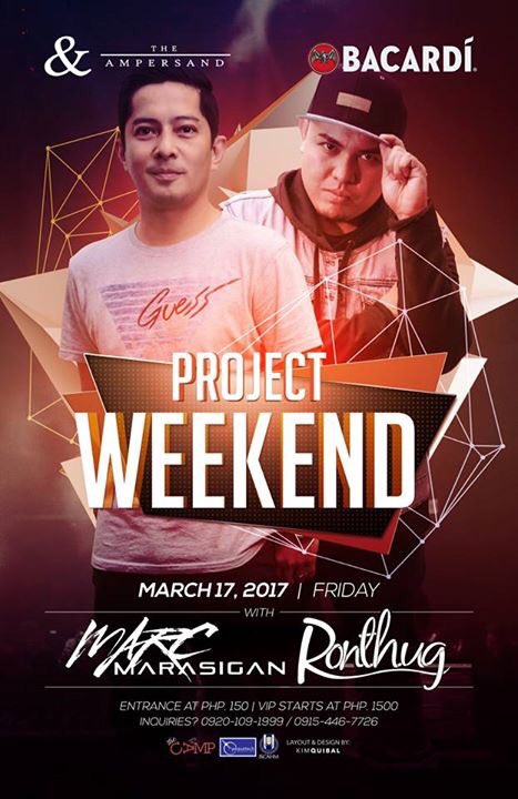 marcmarasigan's tweet photo. Heading up for #ProjectWeekend at The Ampersand Baguio with my partner @mcronthug ! See you, City of Pines!〽

#itsnotapartywithoutbacardi https://t.co/NhVFzpdonV