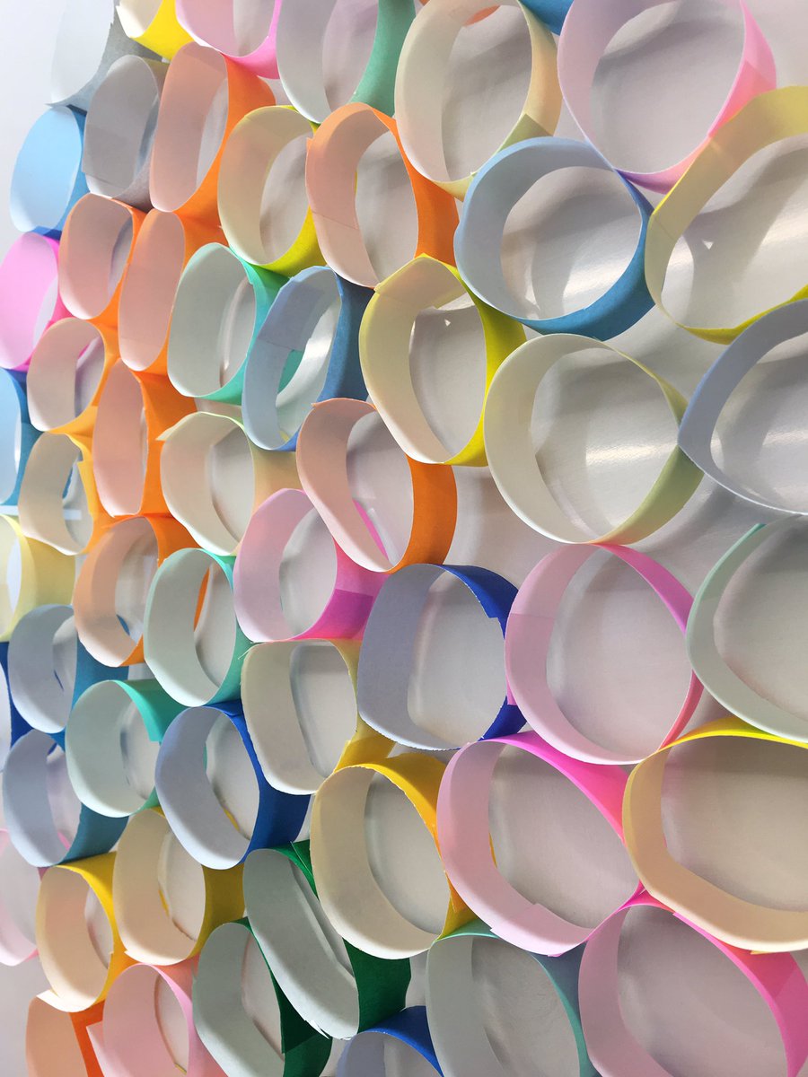 Anzutann 激務 A Twitteren 折り紙輪っかで飾り作り W フリースクール