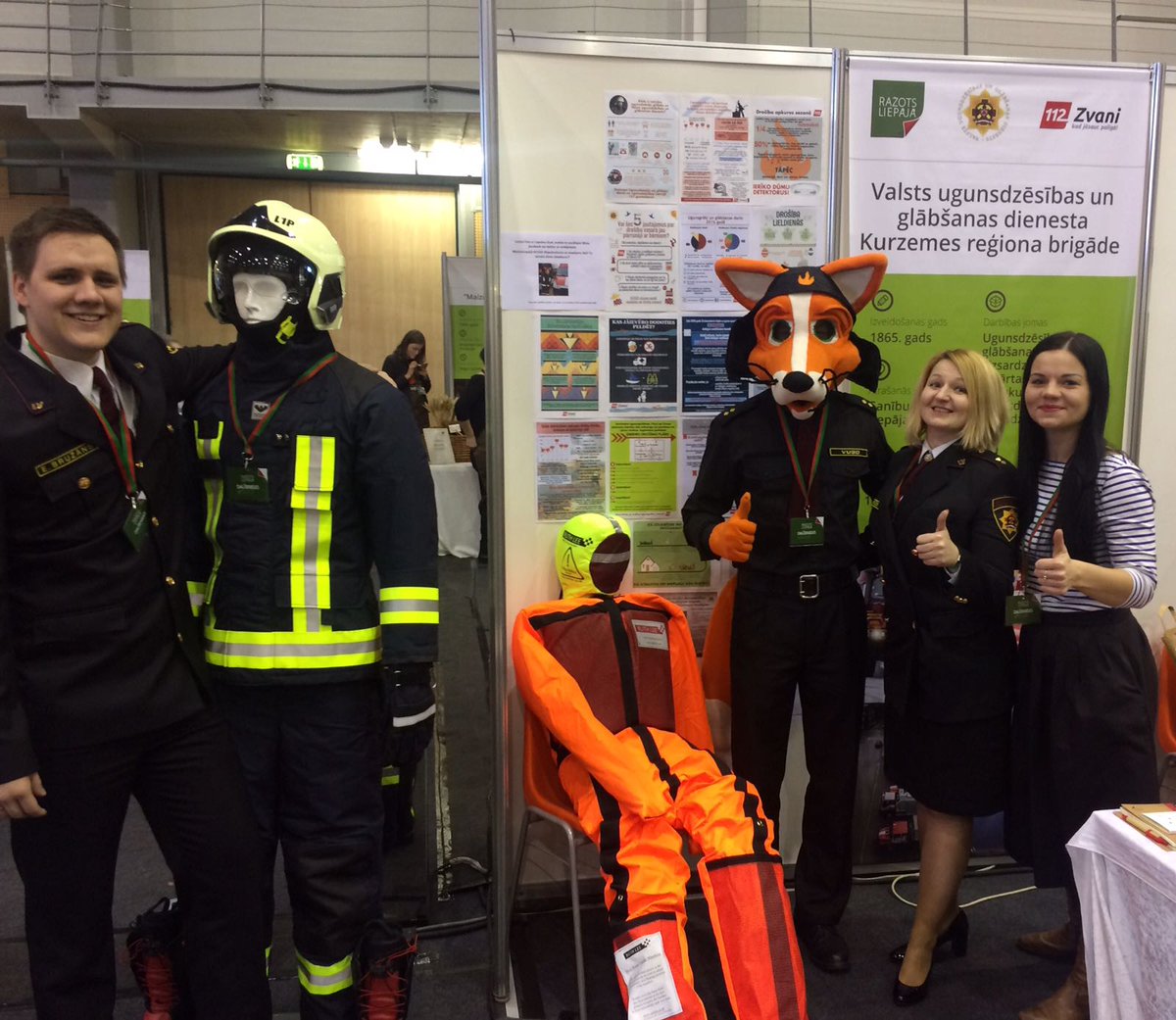 "Ražots Liepājā" izstādes ietvaros iespējams laimēt dūmu detektoru - ievieto savu foto ar Lapsēnu Guni! #RažotsLiepājā #lapsēnsGunis