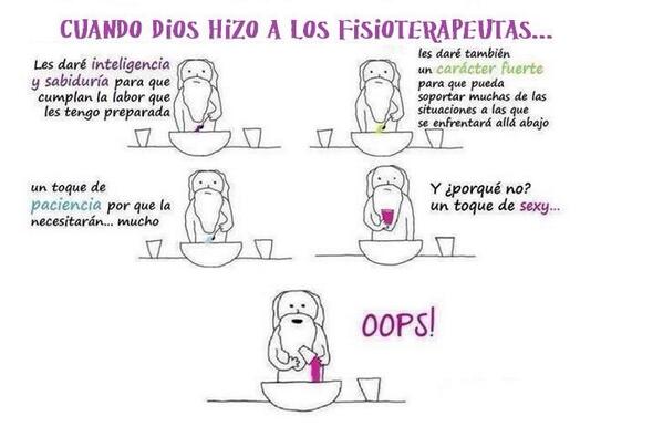 Cuando Dios hizo a los fisioterapeutas... #HumorFisioterapeutico #FisioHumor