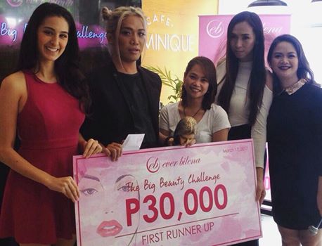 FuentesManila's tweet photo. Chady Pantaleon wins 1st place with P30,000. Great job! #EBBigBeautyChallenge #GrandFaceOff #EverBilena https://t.co/sAkXfBE7Ie