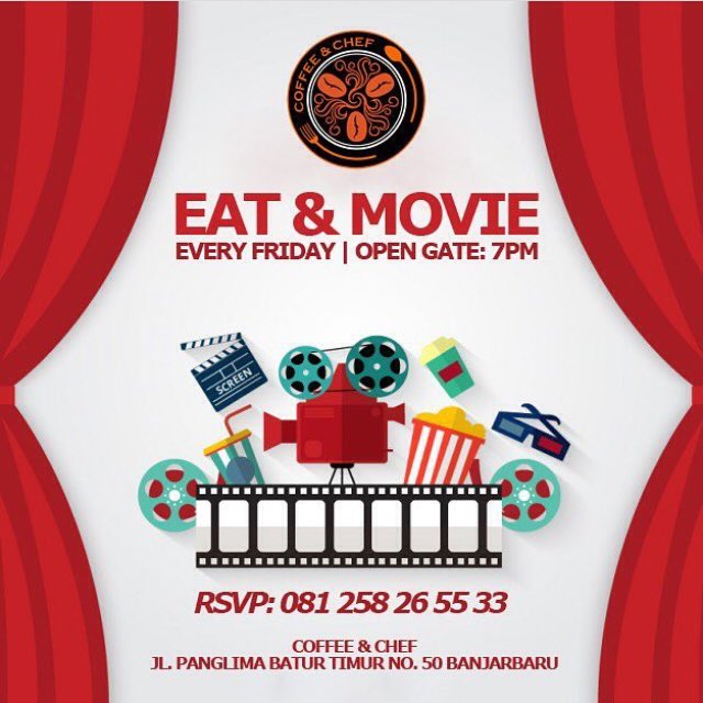 Malam ini kita akan nonton JHON WICK loh.. ayo ajak keluarga dan teman" kalian untuk nonton keseruan dari film JHON WICK
.
.
 #coffeeandchef