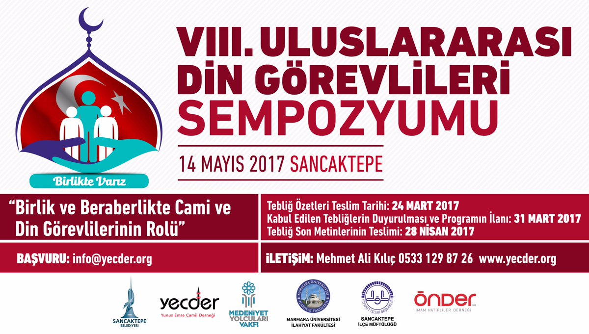 “Uluslararası Din Görevlileri Sempozyumu” bu yıl İstanbul Sancaktepe’de gerçekleşecek. Ayrıntılar için:

onder.org.tr/haber/viii.-ul…