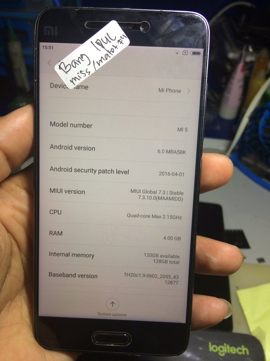 GhunzMr's tweet photo. Matot #done #hardbrick #xiaomirepair https://t.co/s7kvhf3WL0