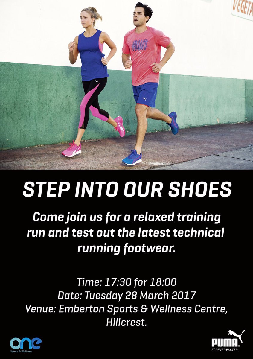 Bios_JBA's tweet photo. Come join us and the guys from @PUMASouthAfrica for a little 5km run and try out some awesome new running shoes #biorun https://t.co/FbWEPye3Je