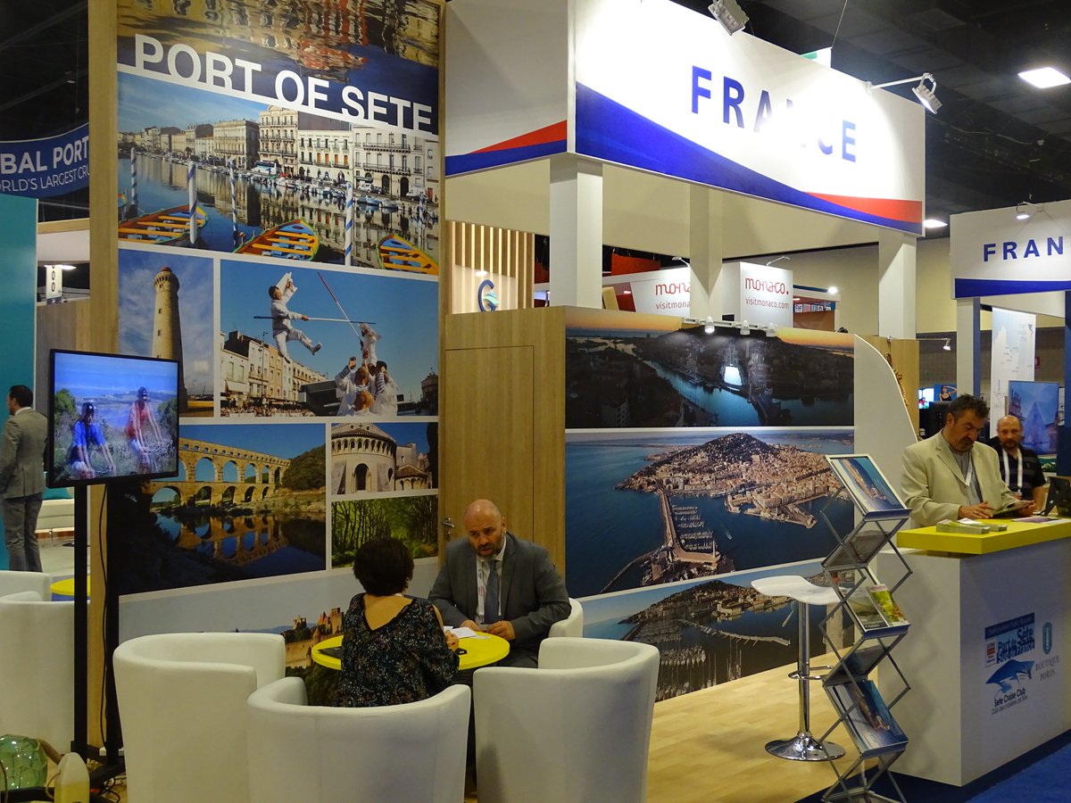 PortdeSete's tweet image. @PortdeSete présent au @SeatradeCruise en Floride! La croisière au @PortdeSete 25 000 passagers en 2016, 45 000 en 2017 et 120 000 en 2018