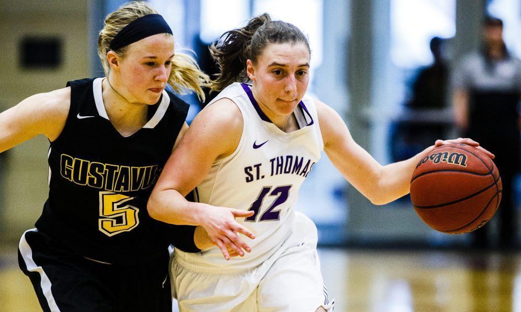 PioneerPress's tweet image. Spark plug Pagie Gernes leads St. Thomas into D3 Final Four ebx.sh/2nxBp6I