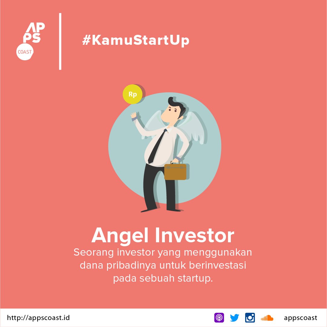 appscoast's tweet photo. Indonesia sendiri memiliki banyak angel investor yang membantu para generasi muda untuk  mewujudkan startupnya. https://t.co/CODSR0K0VZ https://t.co/8aP85AZZ0u