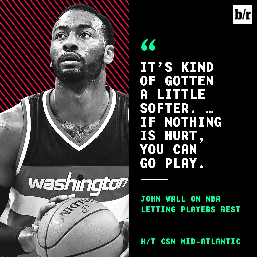 238. John Wall has a message for the league. 