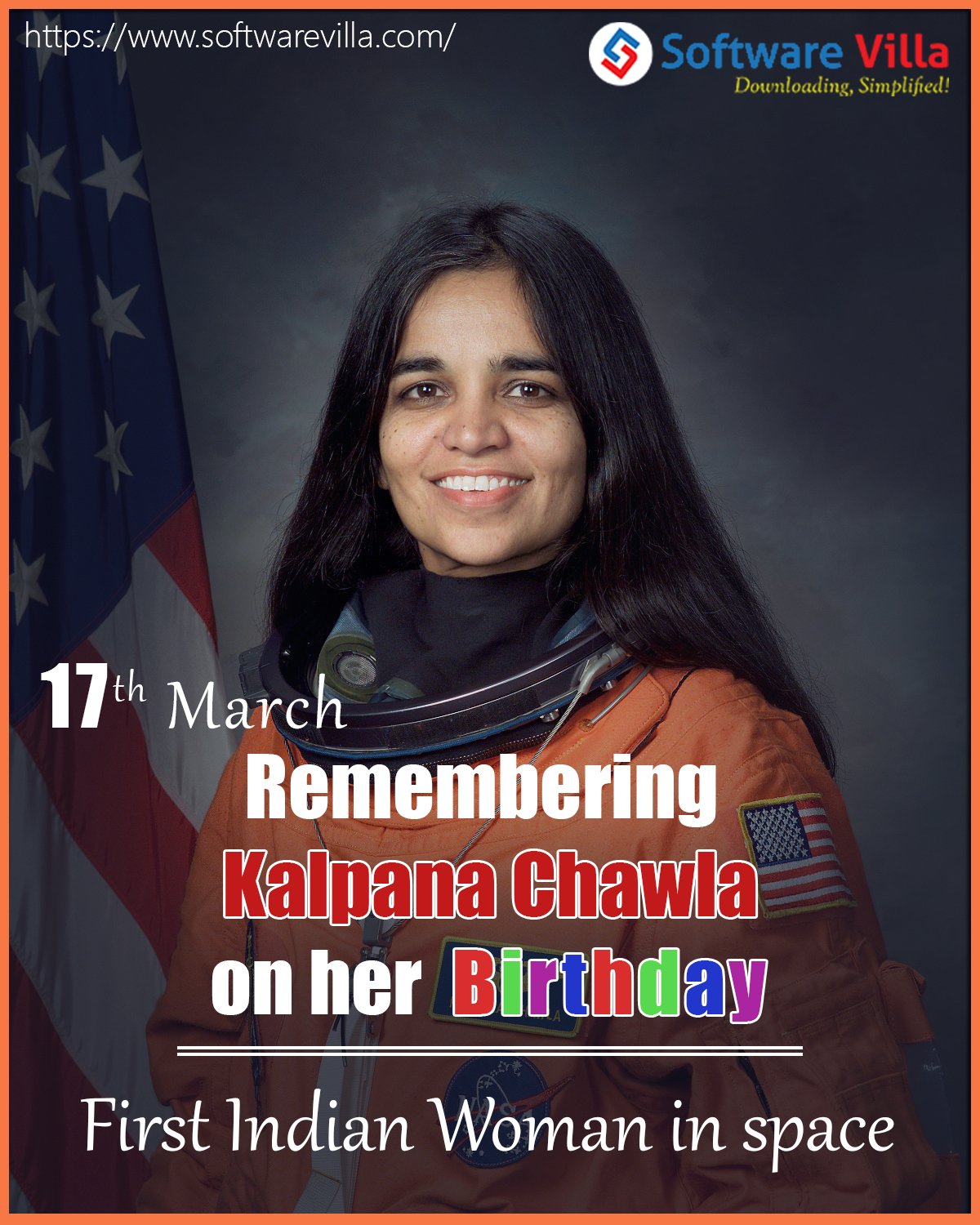 Wishing Kalpana Chawla a Very Happy Birthday 