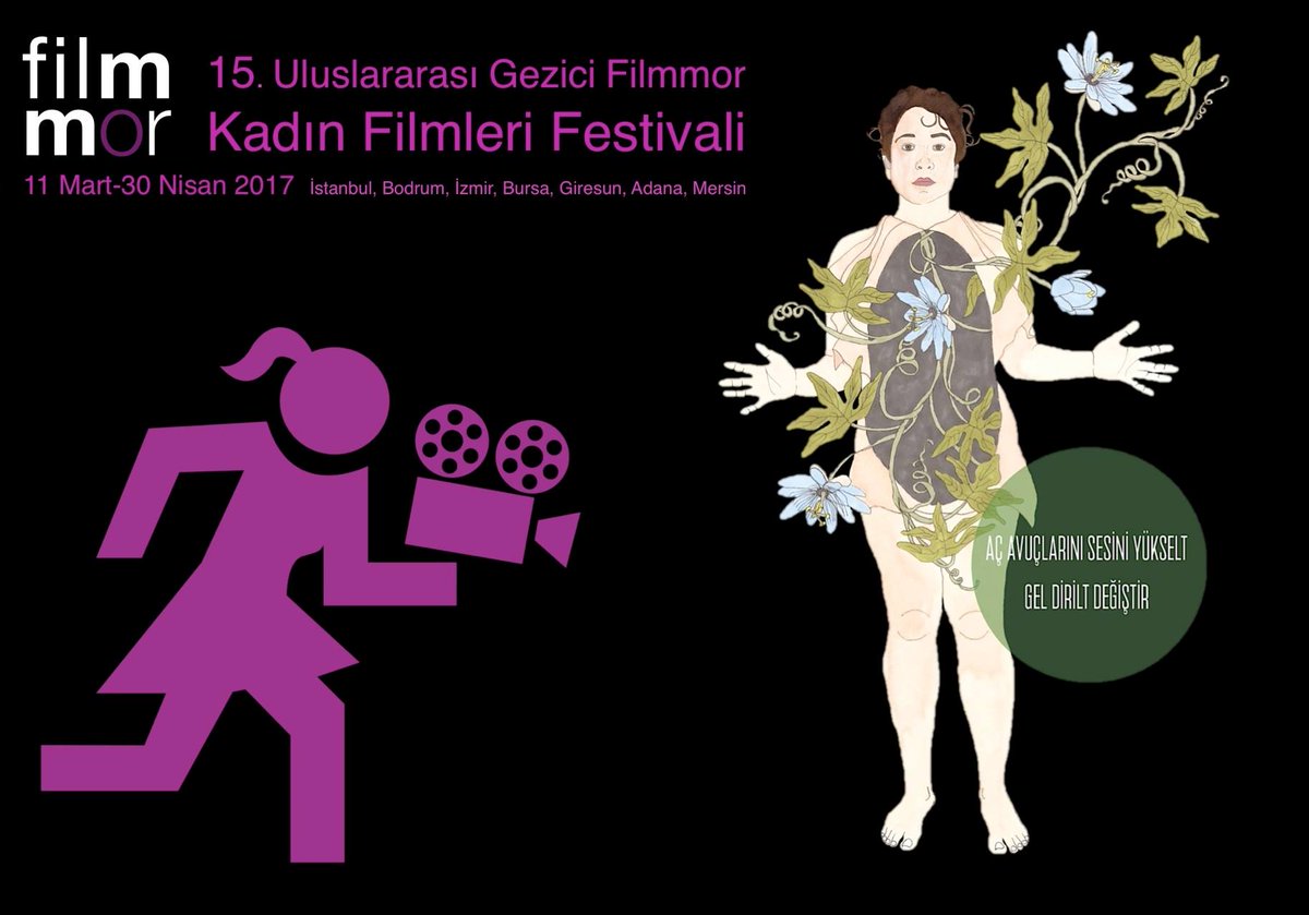 Aç avuçlarını.Sesini yükselt.Gel dirilt değiştir! 15. <a href="/Filmmor_/">Filmmor</a> Kadın Filmleri Festivali hafta sonu İstanbul Fransız Kültür Merkezi'nde!