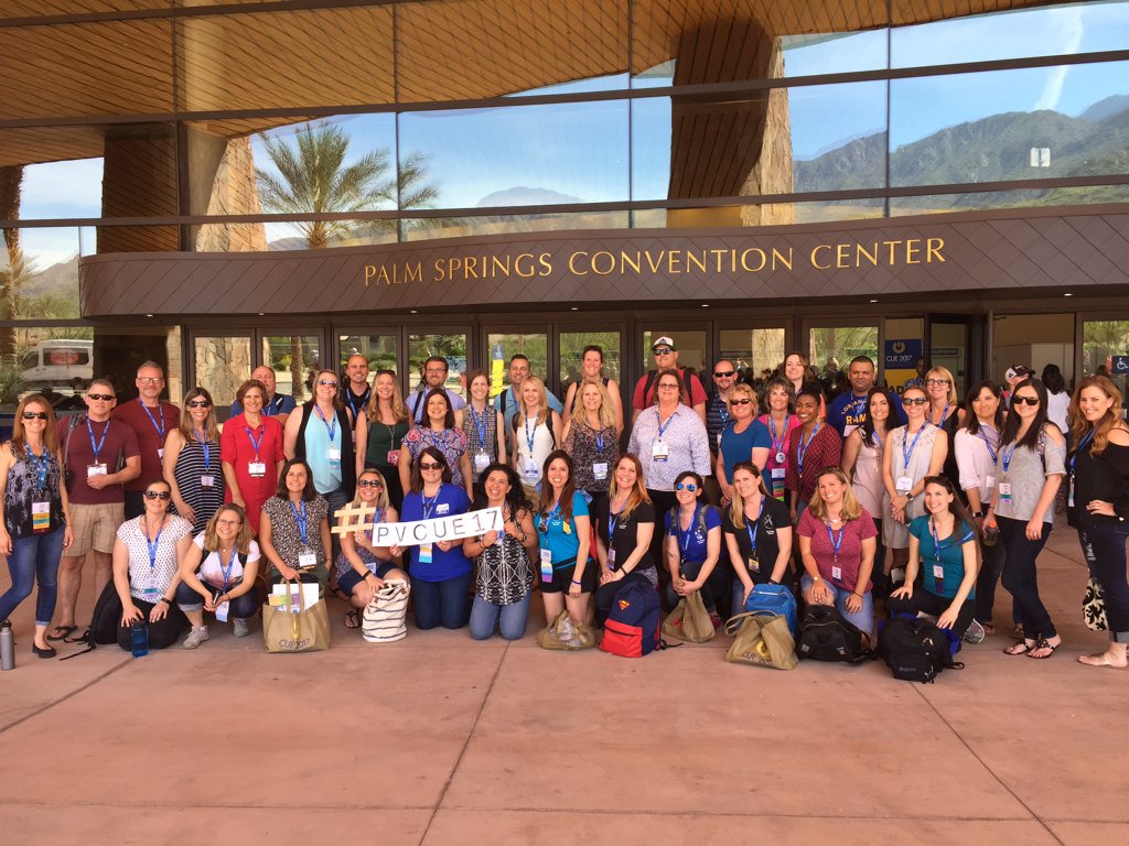 mrfordLMS's tweet photo. PVSD Representing at CUE17
@PVSDCamarillo @LMSCamarillo #pvcue17 https://t.co/gPiOnORzcO