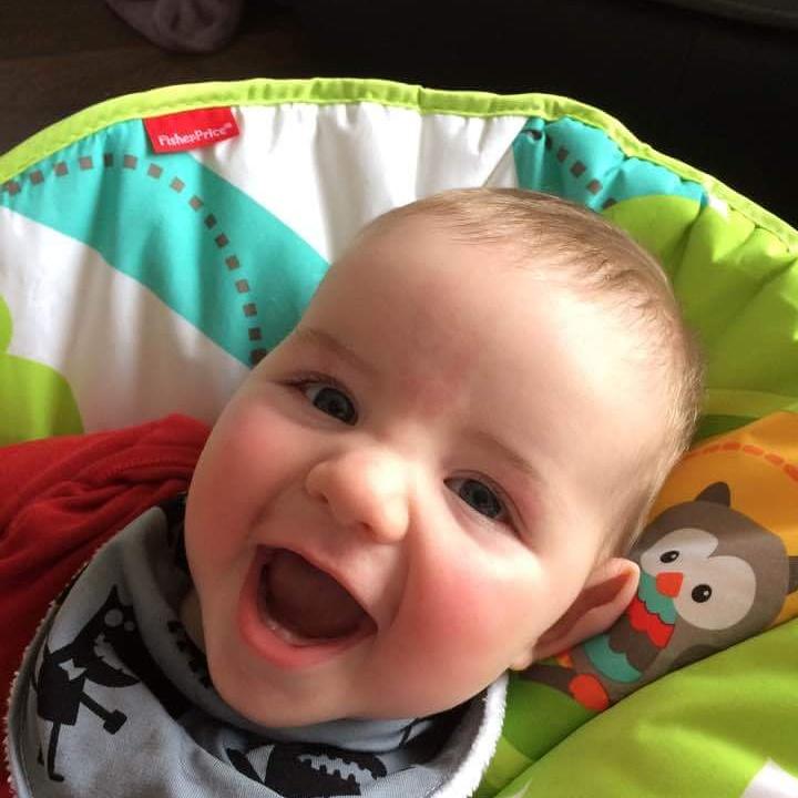 teenyglam68's tweet image. Gorgeous grandson Archie #firstteeth