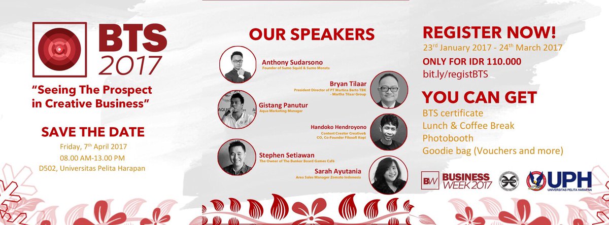 D-7 CLOSED REGISTRATION for BTS 2017! Join the hype by clicking uphbusinessweek.com &amp; on IG <a href="/uphbusinessweek/">UPH Business Week</a> &amp; LINE@ at @uphbw