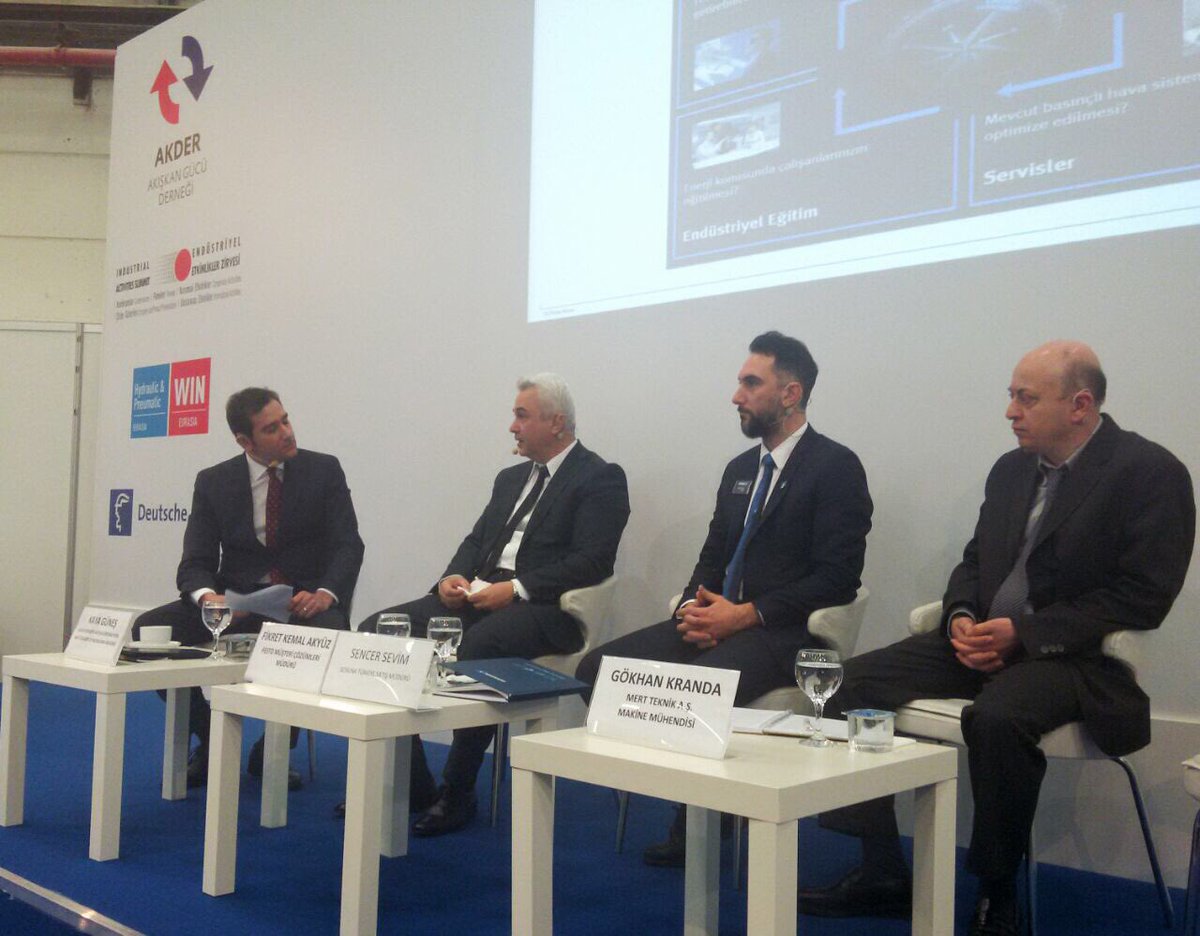 Hidrolik-Pnömatik Forumunda günün ilk oturumu başladı. Sektörderki yenilikler, gelişmeler ve beklentiler tartışılıyor. #WinAutomation