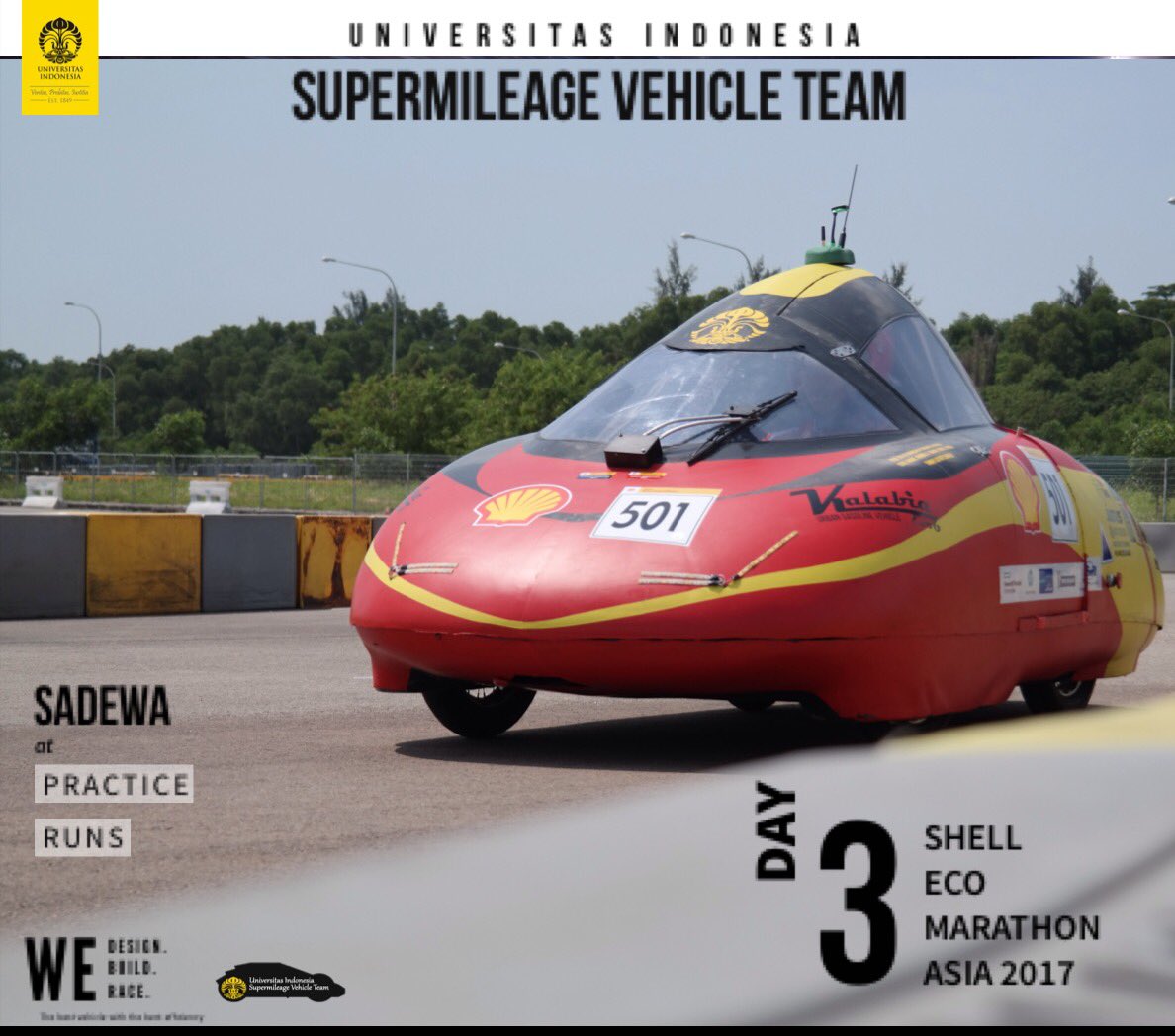[DAY 3 SEMA 2017]

Sadewa Team with their Kalabia Evo 6 at practice runs!

#Makethefuture #shellecomarathon