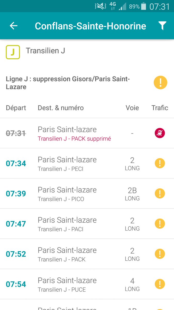Ligne J Sncf Na Twitteru Infotrafic Lignej Suppression Gisors Paris Saint Lazare Train Immobilise En Atelier De Maintenance Https T Co Ml2bzrou63