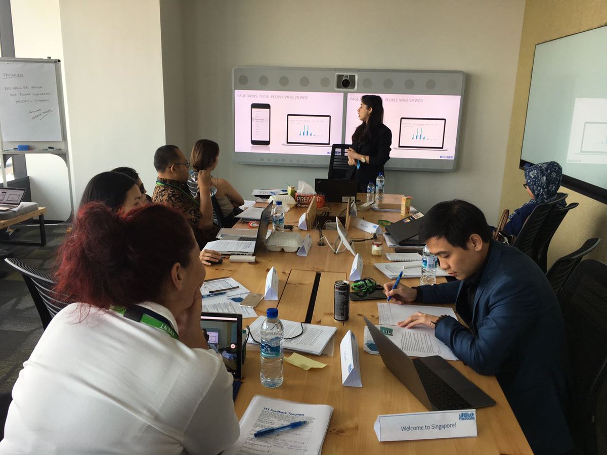 herselfpk's tweet photo. In the training being held by FB in their HQ in #Singapore,our managers trained the delegates on using FB to run businesses&amp; shared insights https://t.co/yI2tRotngJ
