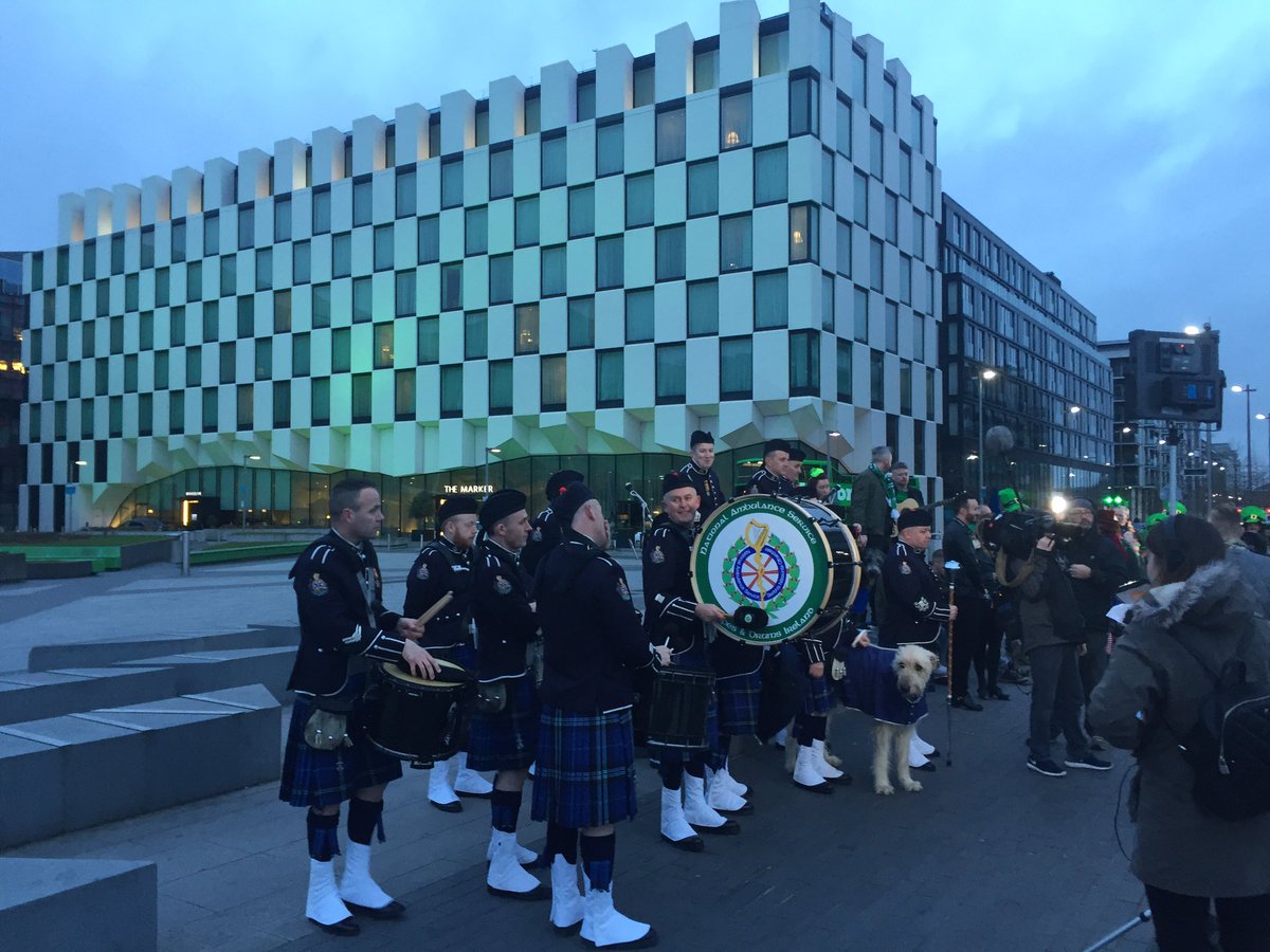 rorymedia's tweet photo. Special thanks to Roisin, Ailís and @themarkerhotel Dublin for wonderful hospitality for the crew of #gmbitv @visitdublin @stpatricksfest https://t.co/3p9qqjkLrp