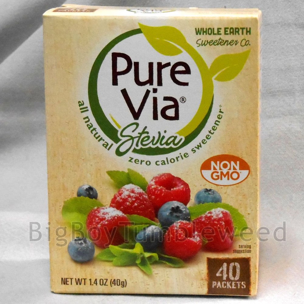 BigBTumbleweed's tweet photo. #PureVia #Stevia 40 packets #NonGMO #ZeroCalorie #Sweetener #sugar #substitute #sweet
https://t.co/8rYKDI0ltk https://t.co/RgMlQ5O76E