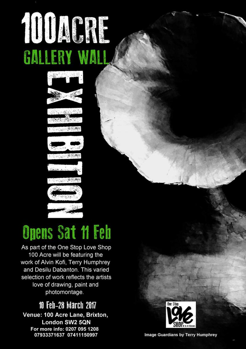 brixrevival's tweet photo. Artists' talk @100AcreLane on Monday 27 March 7pm #art #inspiration &amp; discussion #Brixton @KofiArts @trunkstorearts https://t.co/IScfqd5HCD https://t.co/0uAbXdW0kK