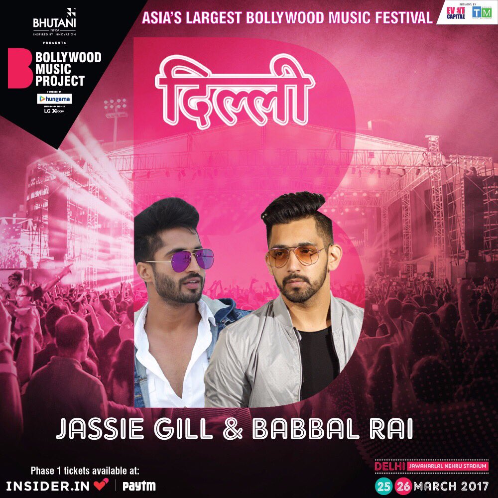 BABBALRAI9's tweet photo. Are you ready to party, Delhi? Then catch me live at Asia's largest Bollywood music festival #BMPDelhi!
#BMP2017 #BhutaniBMP2017 https://t.co/SWaEkjsan4