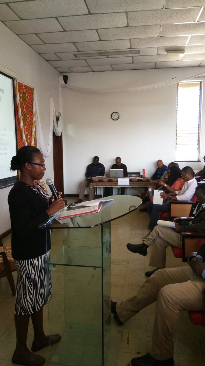 sjHekima's tweet photo. Miss Beatrice: Topic: "Jesuit Refugee Service(JRS) Eastern Africa: Responding to the Plight of Refugees" #HumanityatBorders https://t.co/cn1MhAzM2I