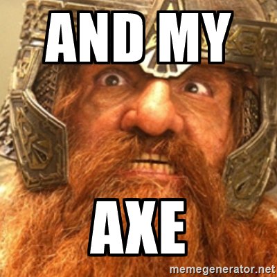 Pawel Burza on X: "@GumGumFacePunch @ImDelude you have my axe! 😄  https://t.co/M8ylGRPFOi" / X