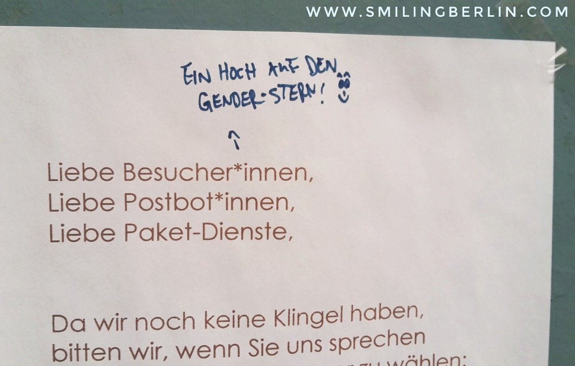 walter_lasse's tweet photo. Ein Hoch auf den #gender #stern!😂 #genderwahnsinn  #Gleichstellung #gleichberechtigung #Frauenbeauftragte #notesofberlin #berlin #Moabit https://t.co/tq99pmBwV6