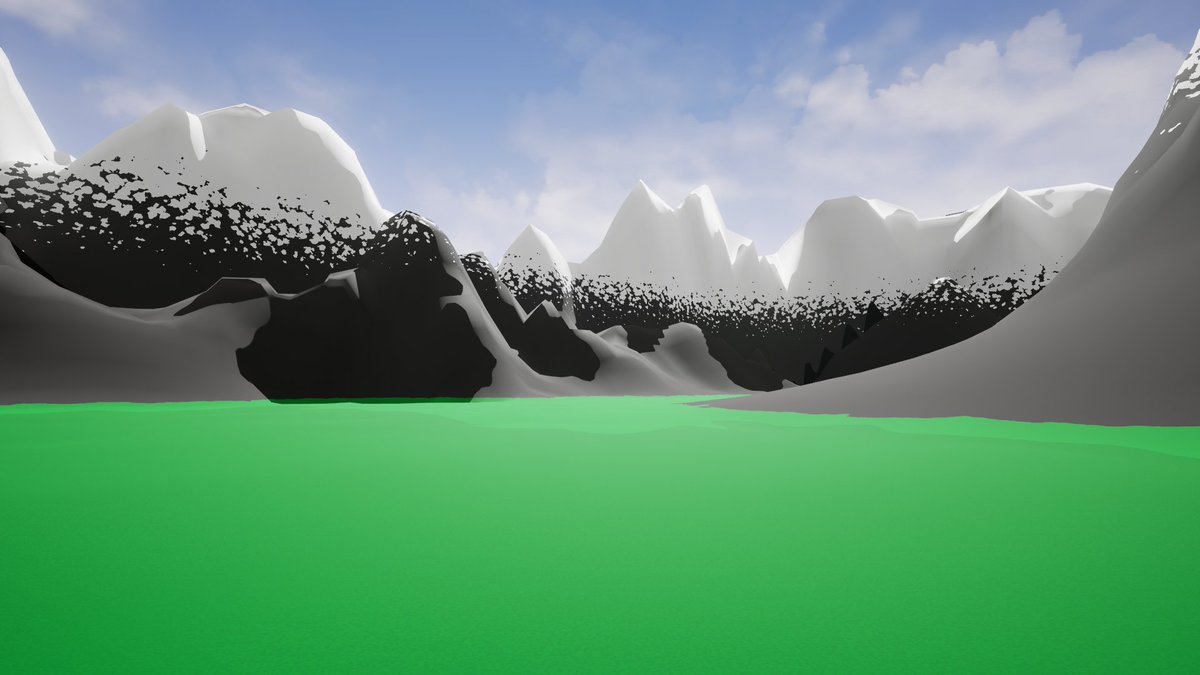 ExploitAgency's tweet image. Spent 2 nights playing around with landscapes &amp;amp; materials in #UnrealEngine, making weird things, just seeing what&apos;s what. Fun!