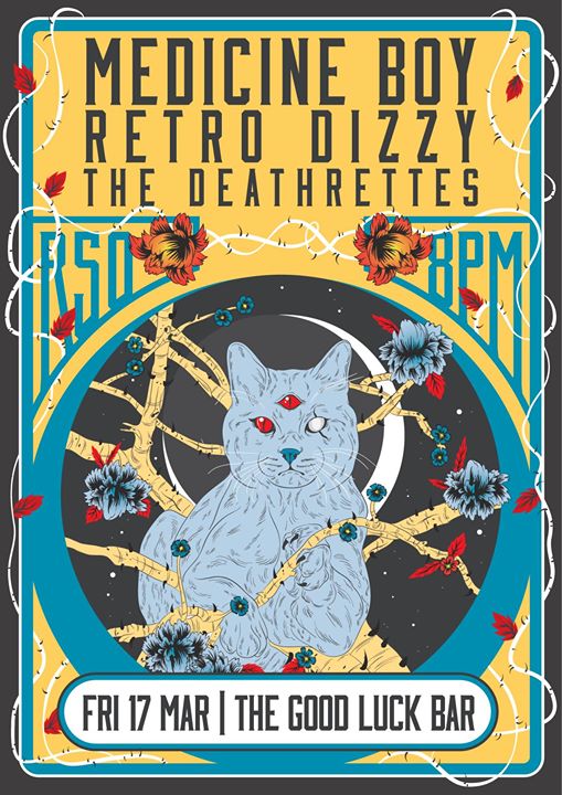 2NITE! Cape Town is taking over the bar. Come show the mountaineers how us city folk like to skud. <a href="/medicine_boy/">Medicine Boy</a> <a href="/RetroDizzy/">Retro Dizzy</a> <a href="/TheDeathrettes/">The Deathrettes</a>