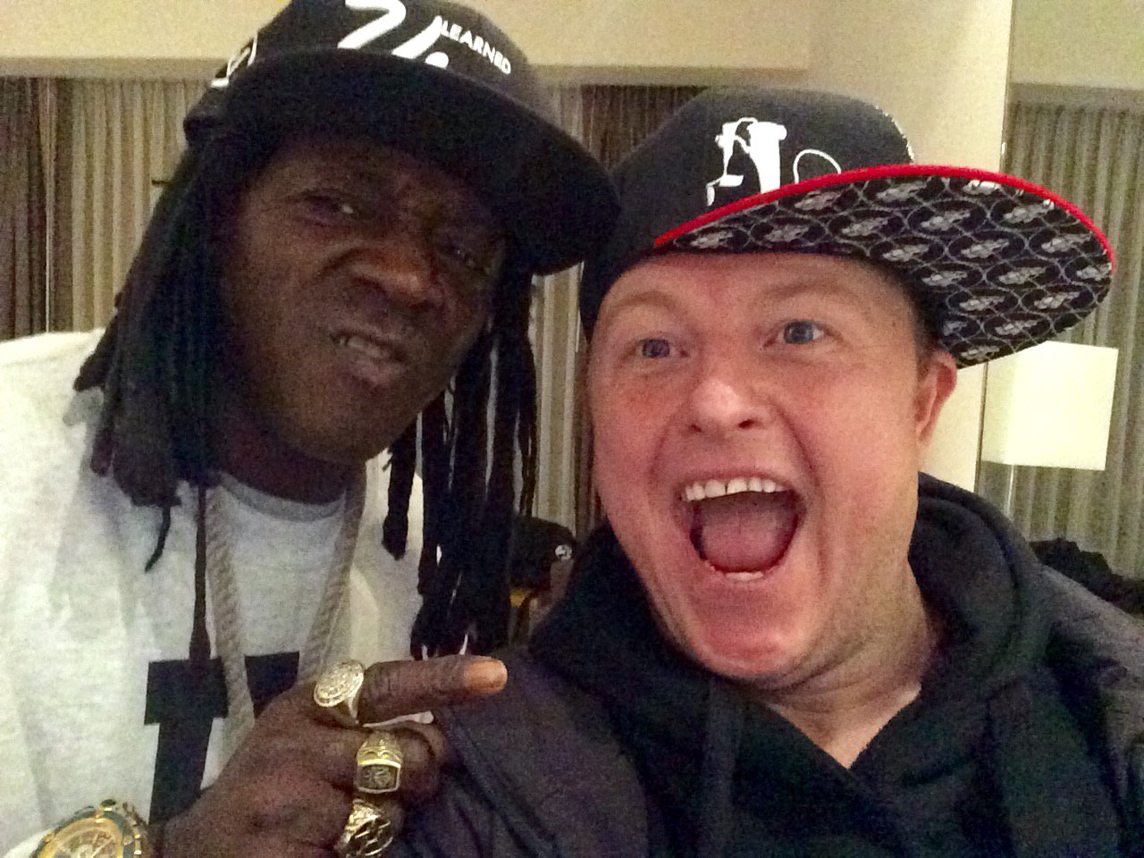 Massive happy birthday to Flavor Flav Flavor Flav 