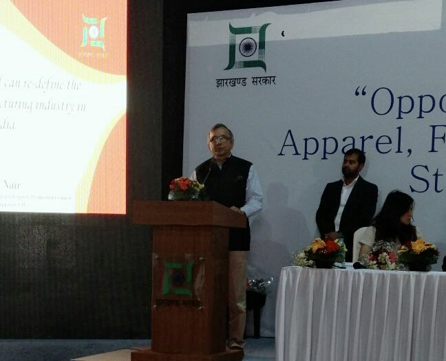 InvestJharkhand's tweet image. Shri Gautam Nair, MD Matrix Clothing on contribution in social transformation by Apparel Industry &amp;amp; praised #Jharkhand for #textilepolicy