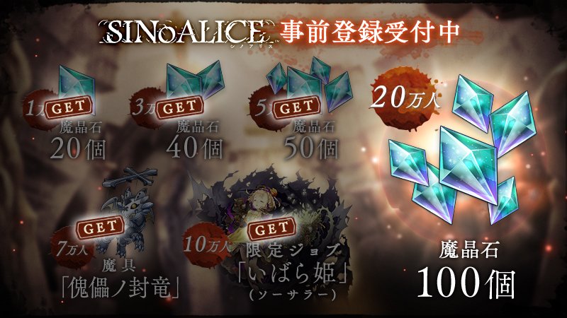 「SINoALICE」（シノアリス）の事前登録者数が早くも15万人を突破！20万人突破報酬を開放！
pokelabo.co.jp/headline/20170…