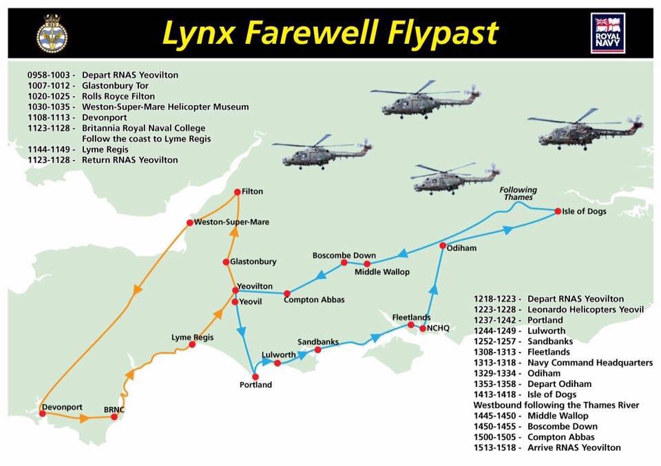 Lynx Farewell Flypast today 😞