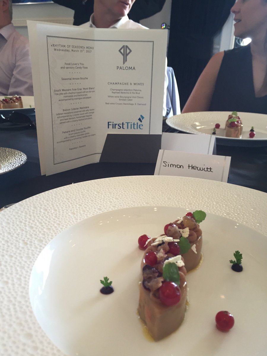 SimonHewitt19's tweet photo. Thanks to @futuringevents #futuringevents for organizing a fantastic event for the First Title lunch @MIPIMWorld #MIPIM2017 https://t.co/4D5xyFNHKs