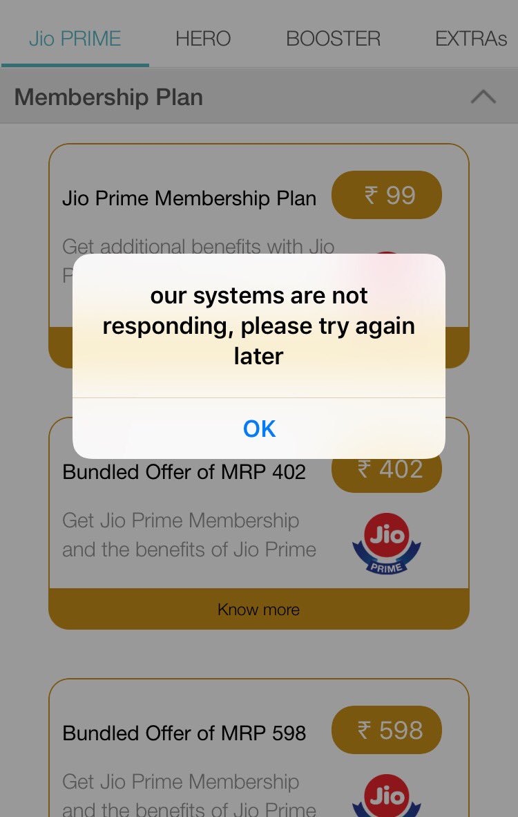 Unable to subscribe due to app problems. #RelianceJio <a href="/reliancejio/">Reliance Jio</a> please fix this. Not a good start for paid subscription.