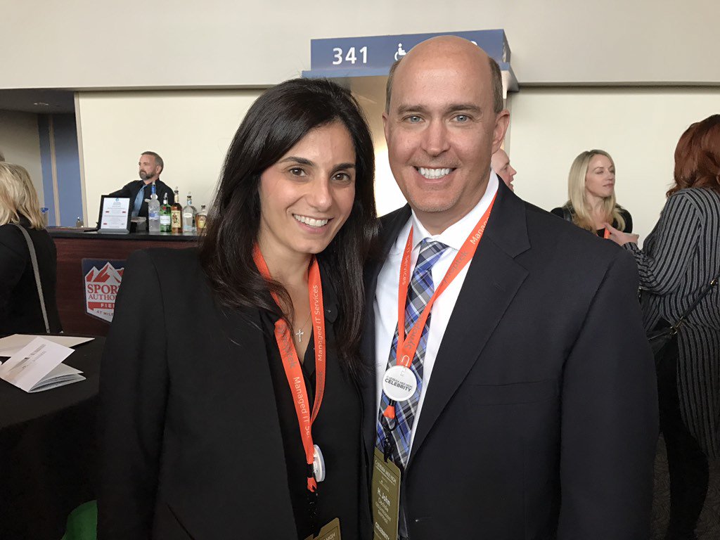 alvinaantar's tweet photo. Special evening w/@AndreaYoungCo @ColoTechAsn celebrating Colorado's tech culture & hub btwn coasts #clevel2017 https://t.co/DK4dtr23Fl