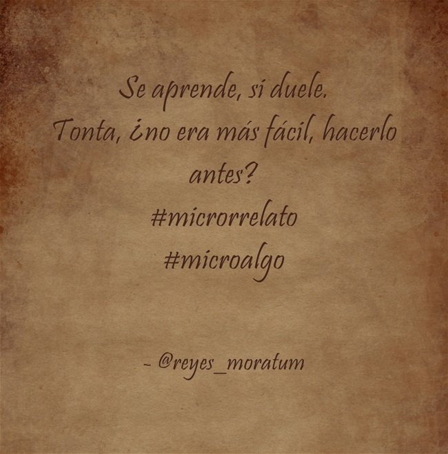 _soyreyes_'s tweet image. #Tonta
#microrrelato #microalgo