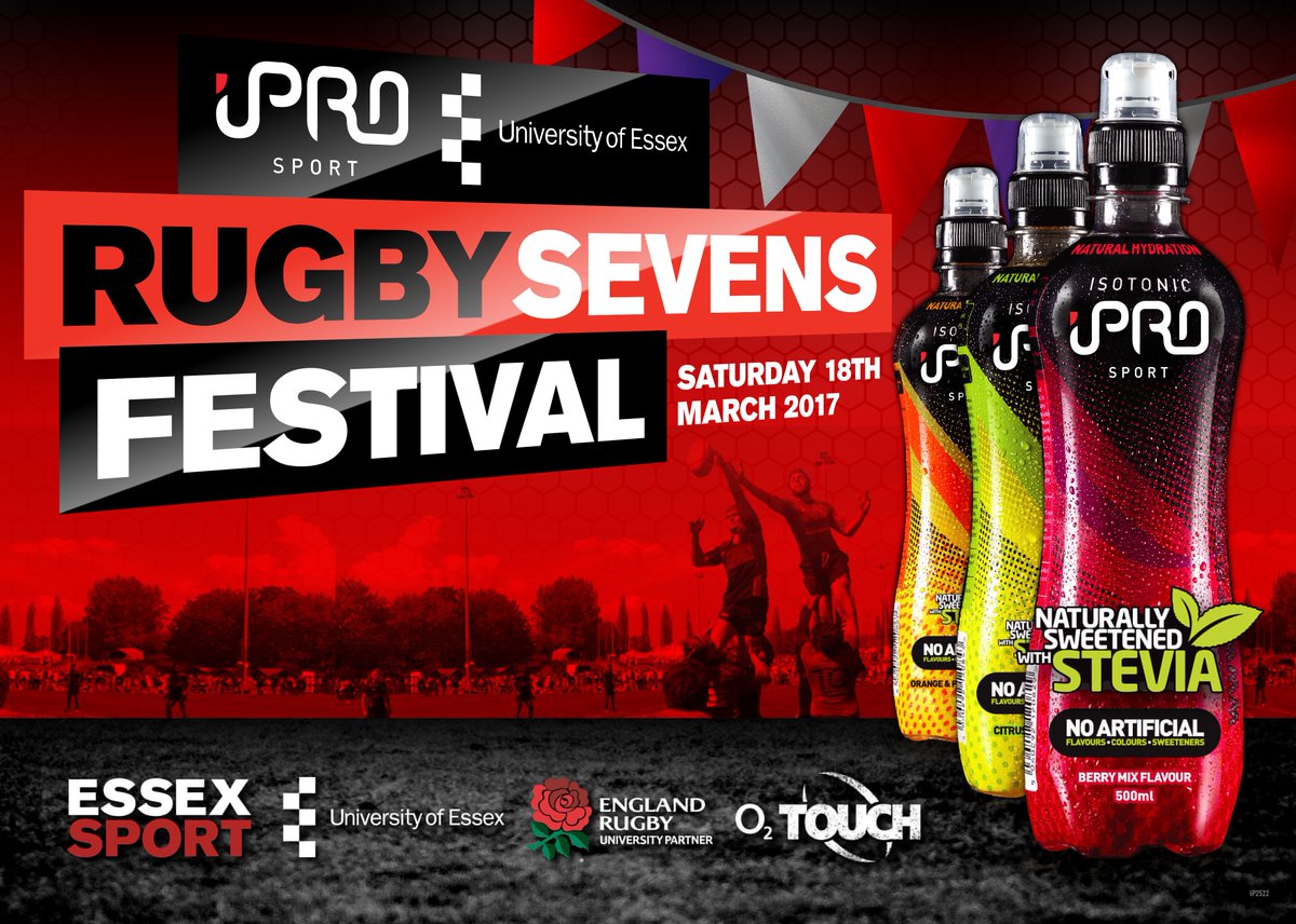 iPROHydrate's tweet photo. We are proud to announce that @Essex_Sport Rugby 7s Festival have today joined our family of Rugby Partners!🏉 https://t.co/F68de4BJbD #Rugby https://t.co/9nQHs4pewC
