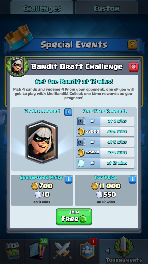 ⚠️For every time I fail a Bandit Draft Challenge I'll give away a $10 iTunes / Googleplay Giftcard⚠️
❤️Like❤️
🔁Retweet🔁
👤Follow👤