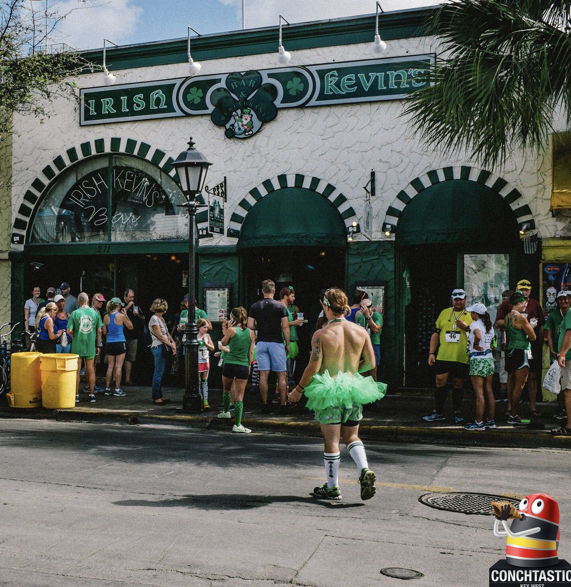 Happy St. Patrick's Day ☘️ 😏#KeyWest #StPatricksDay #IrishKevins #GreenTuTusRock