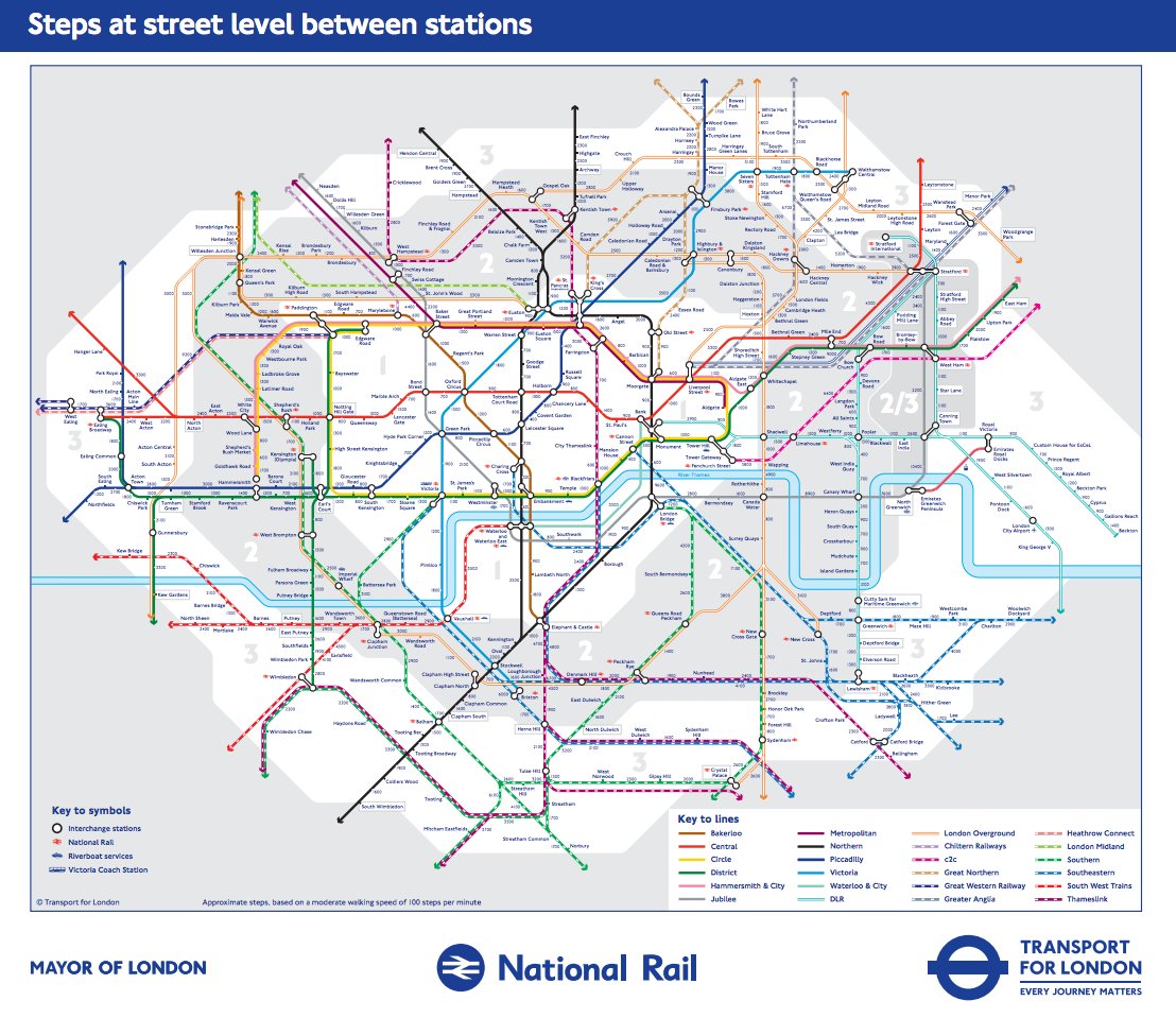 London Tube Map Zone 1