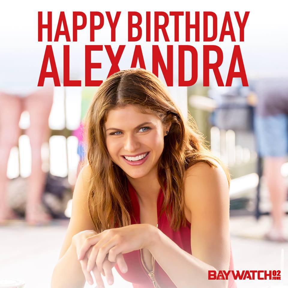 Raise your buoy and help us wish Alexandra Daddario a happy birthday. 