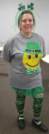 Happy St. Patty's Day! Remember to eat your greens! Cafeteria Manager at Anderson Elem. Allen ISD