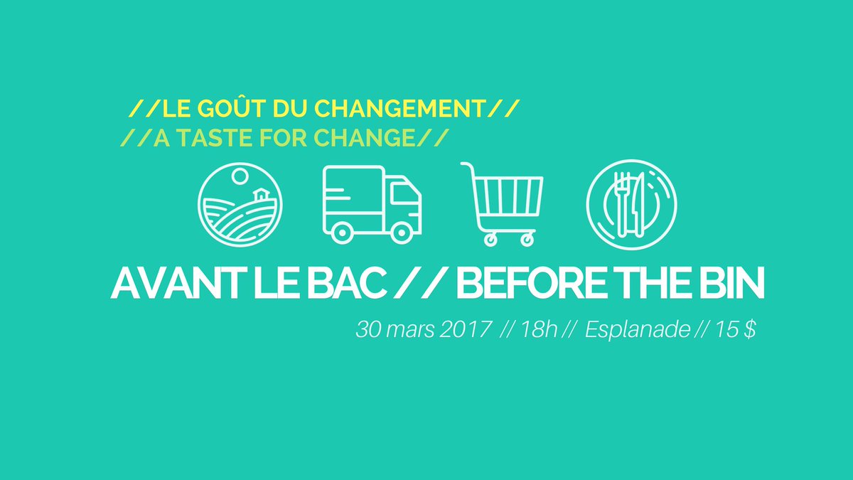 esplanadeQC's tweet photo. À quelle étape de la chaine alimentaire gaspille-t-on? Réponse le 30 mars  >>> https://t.co/cwuhxPDzMr
cc @bonappmtl https://t.co/WkeqZHRTwO