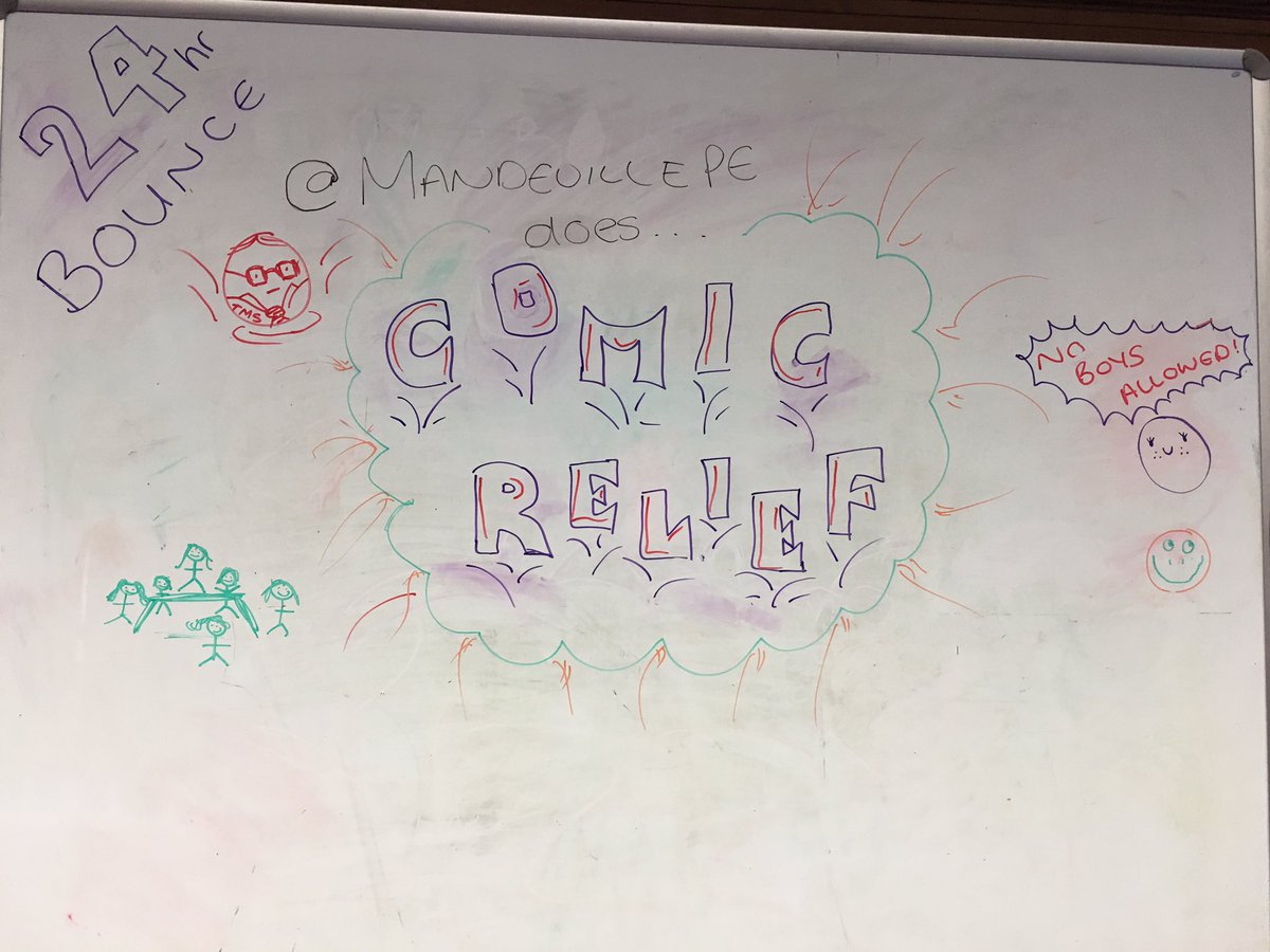 MandevillePE's tweet photo. @MandevillePE does #comicrelief 24 hour BOUNCE 4 in 20 to go #onlygirls #enduranceevent https://t.co/WCcMgX7LkF
